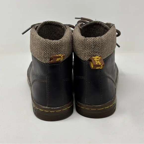 Dr. Martens Women’s Maelly padded collar brown lace up boots size 7 - Picture 4 of 11